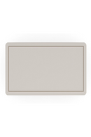 Table de chevet en bois crème et pierre blanche | Caracole Valentina S | Meubleluxe.fr