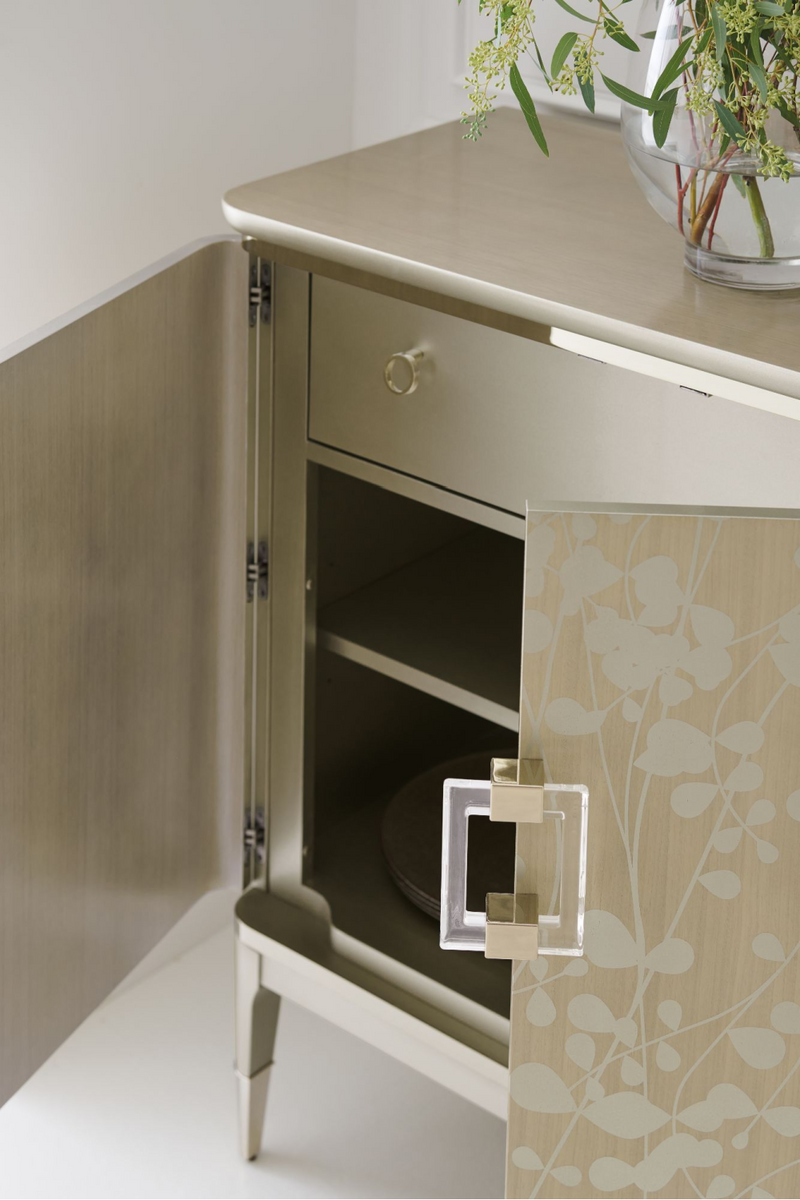 Buffet en bois de d'érable champagne | Caracole Leaf | Meubleluxe.fr