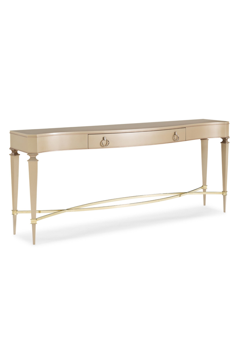 Console classique en bois d'érable clair | Caracole Slim | Meubleluxe.fr