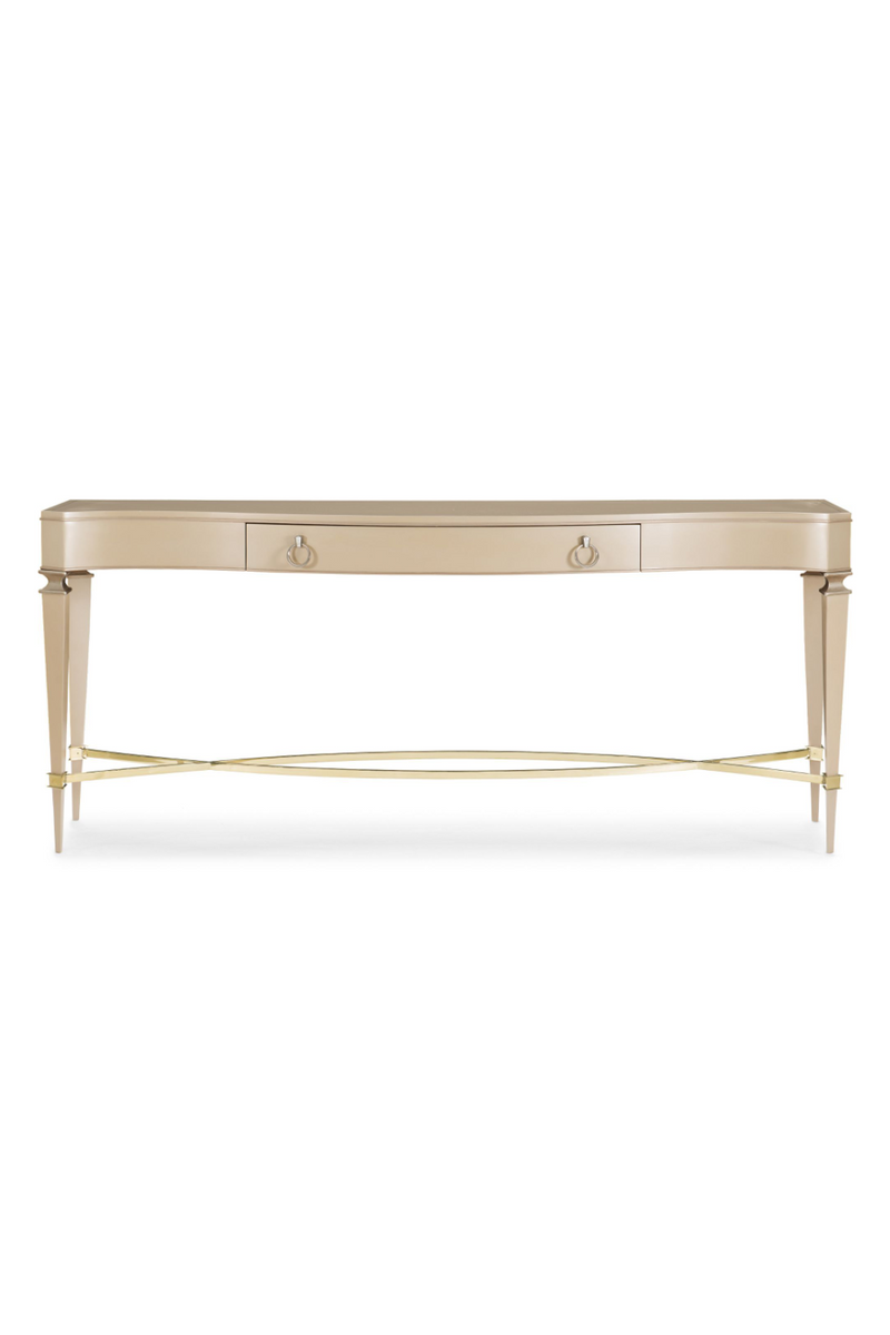 Console classique en bois d'érable clair | Caracole Slim | Meubleluxe.fr