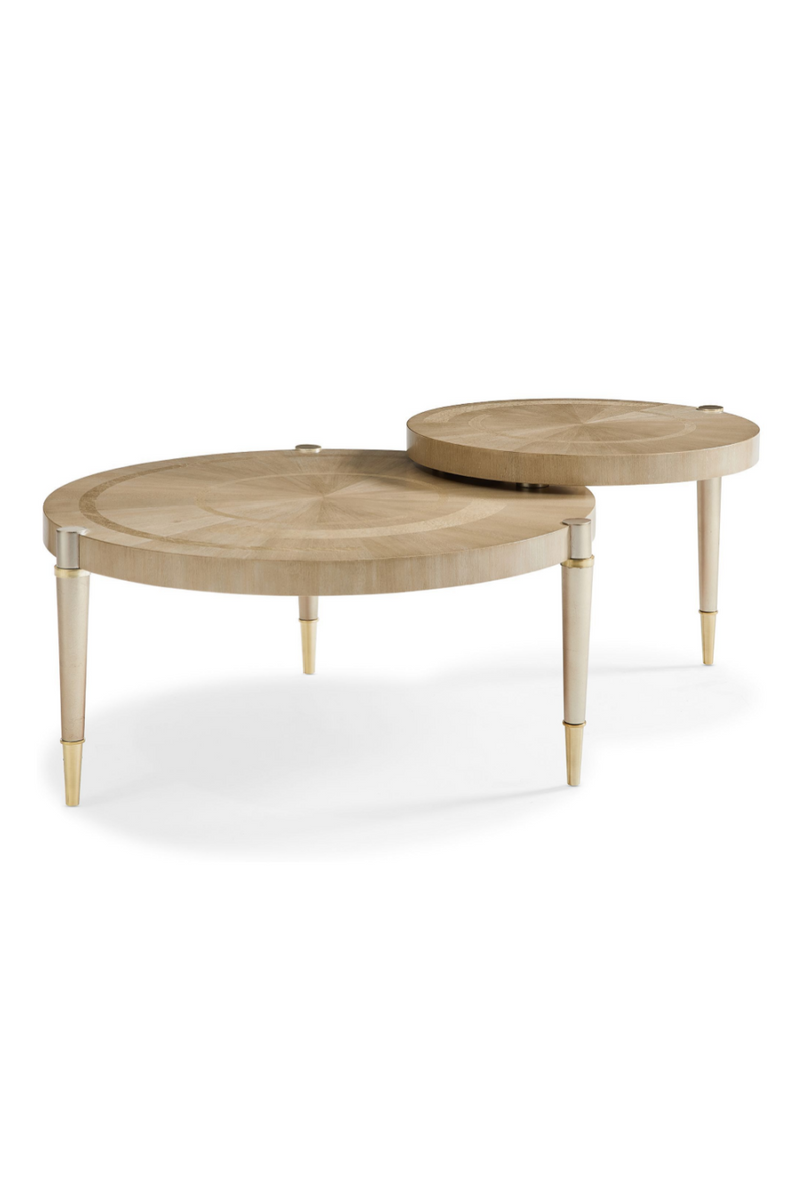 Table basse gigogne en bois d'érable | Caracole Eclipse | Meubleluxe.fr