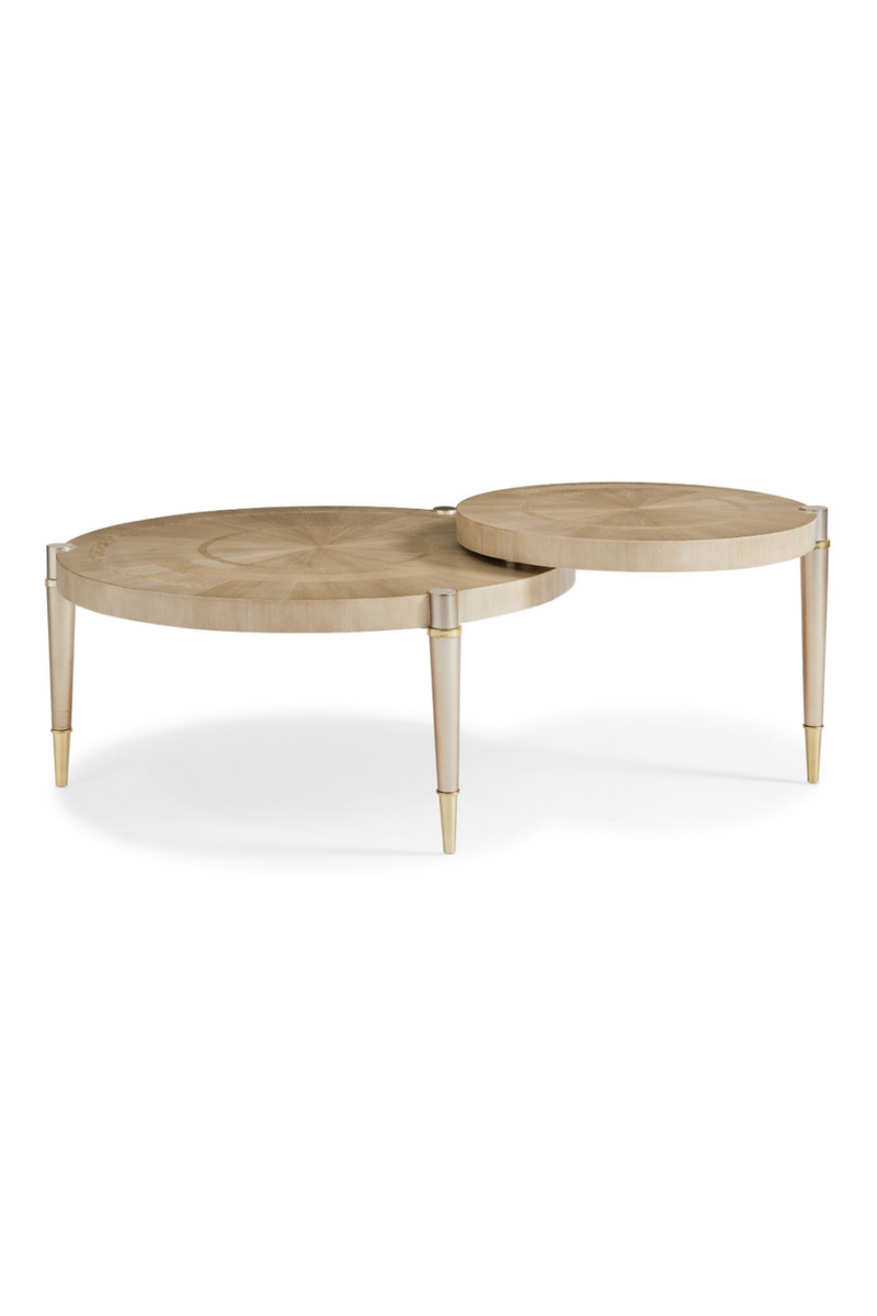 Table basse gigogne en bois d'érable | Caracole Eclipse | Meubleluxe.fr