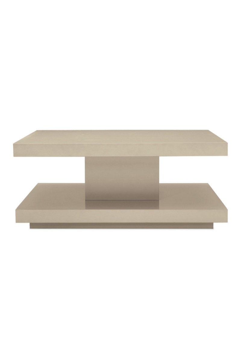 Table basse en bois de bouleau crème | Caracole Cool | Meubleluxe.fr