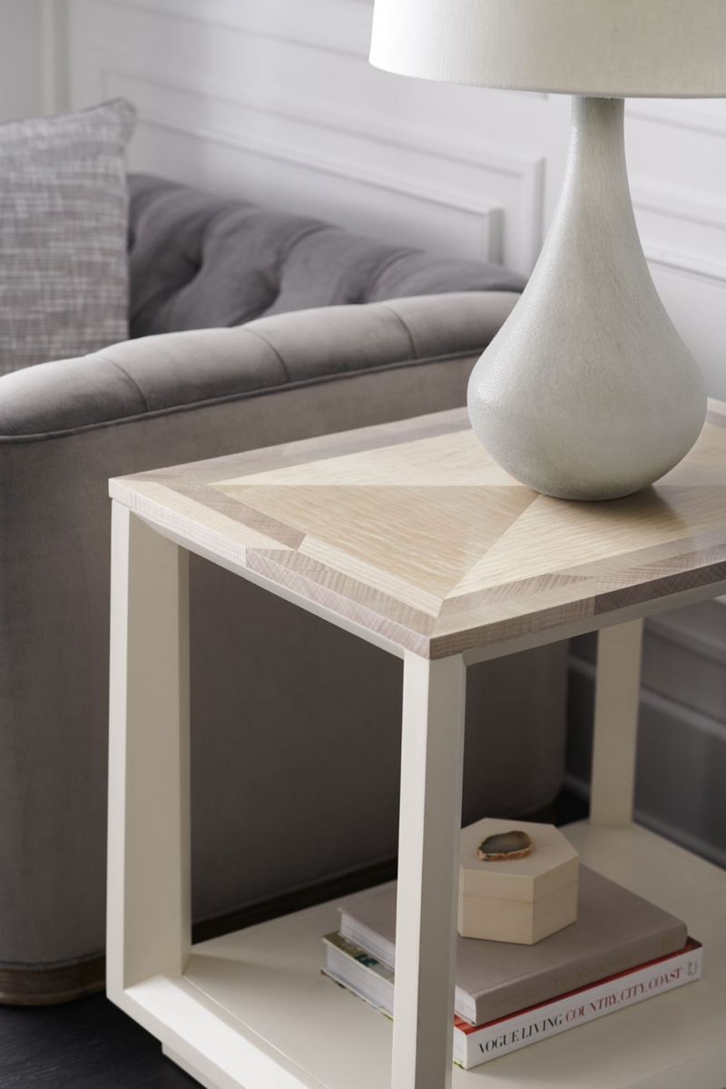 Table d'appoint en bois de frêne | Caracole Art Work | Meubleluxe.fr