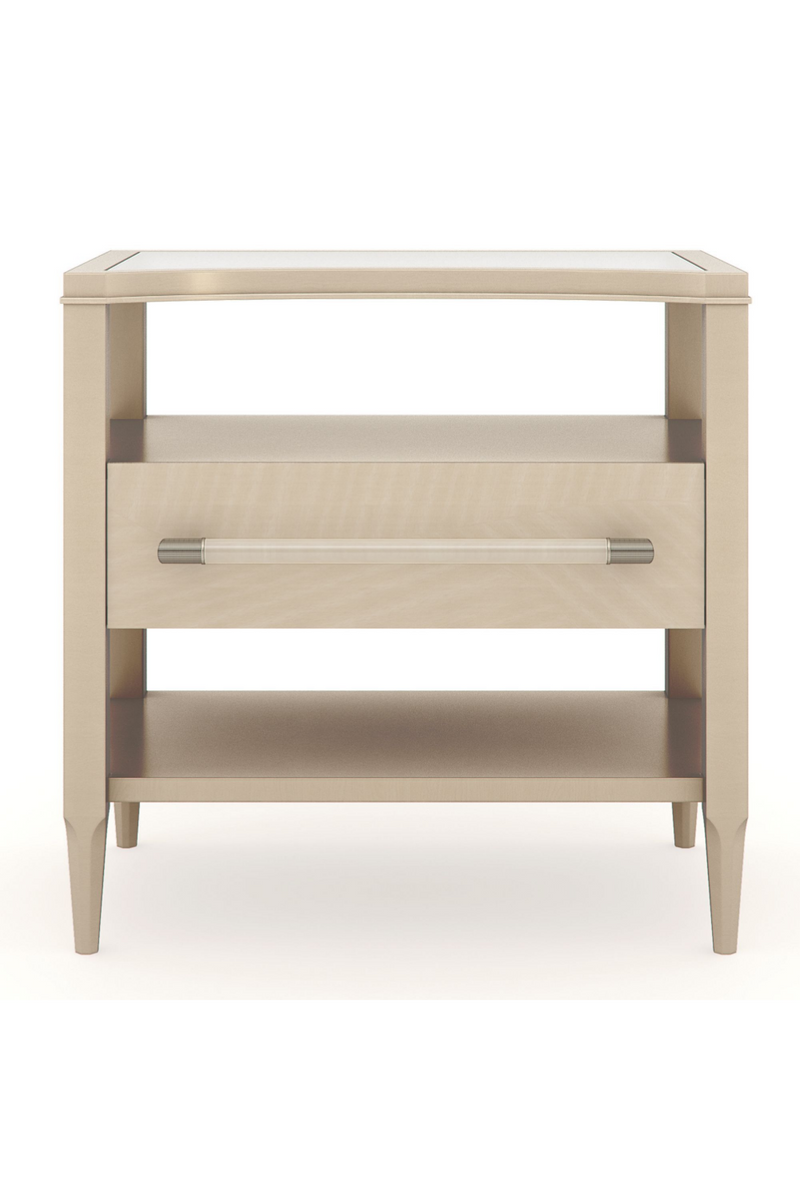 Table de chevet en bois de frêne clair | Caracole Clearly | Meubleluxe.fr