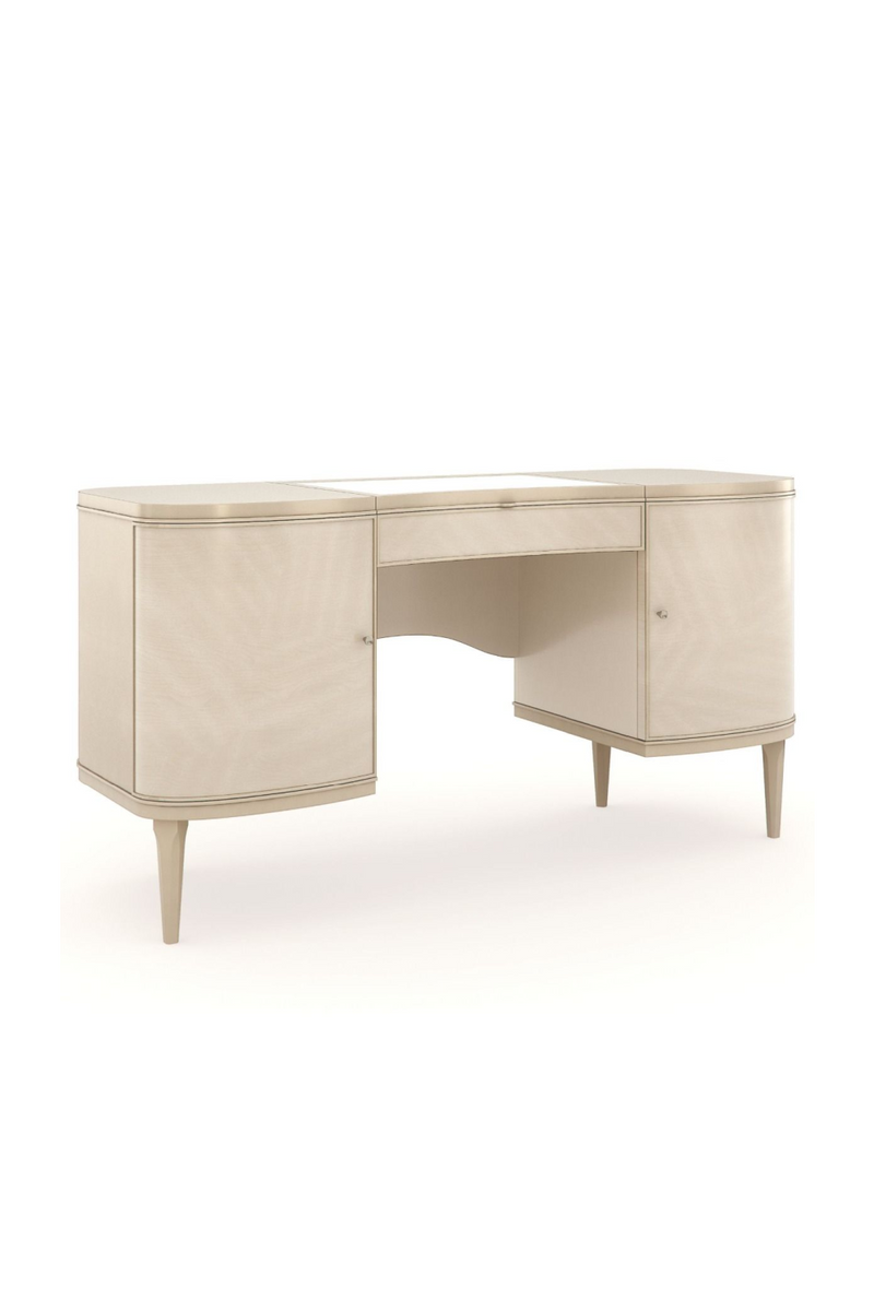 Bureau coiffeuse en bois crème | Caracole Fancy | Meubleluxe.fr