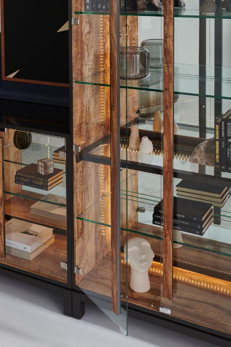 Vitrine en bois d'érable | Caracole Handle | Meubleluxe.fr