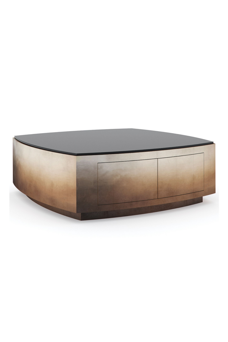 Table basse teintée en verre | Caracole Case | Meubleluxe.fr