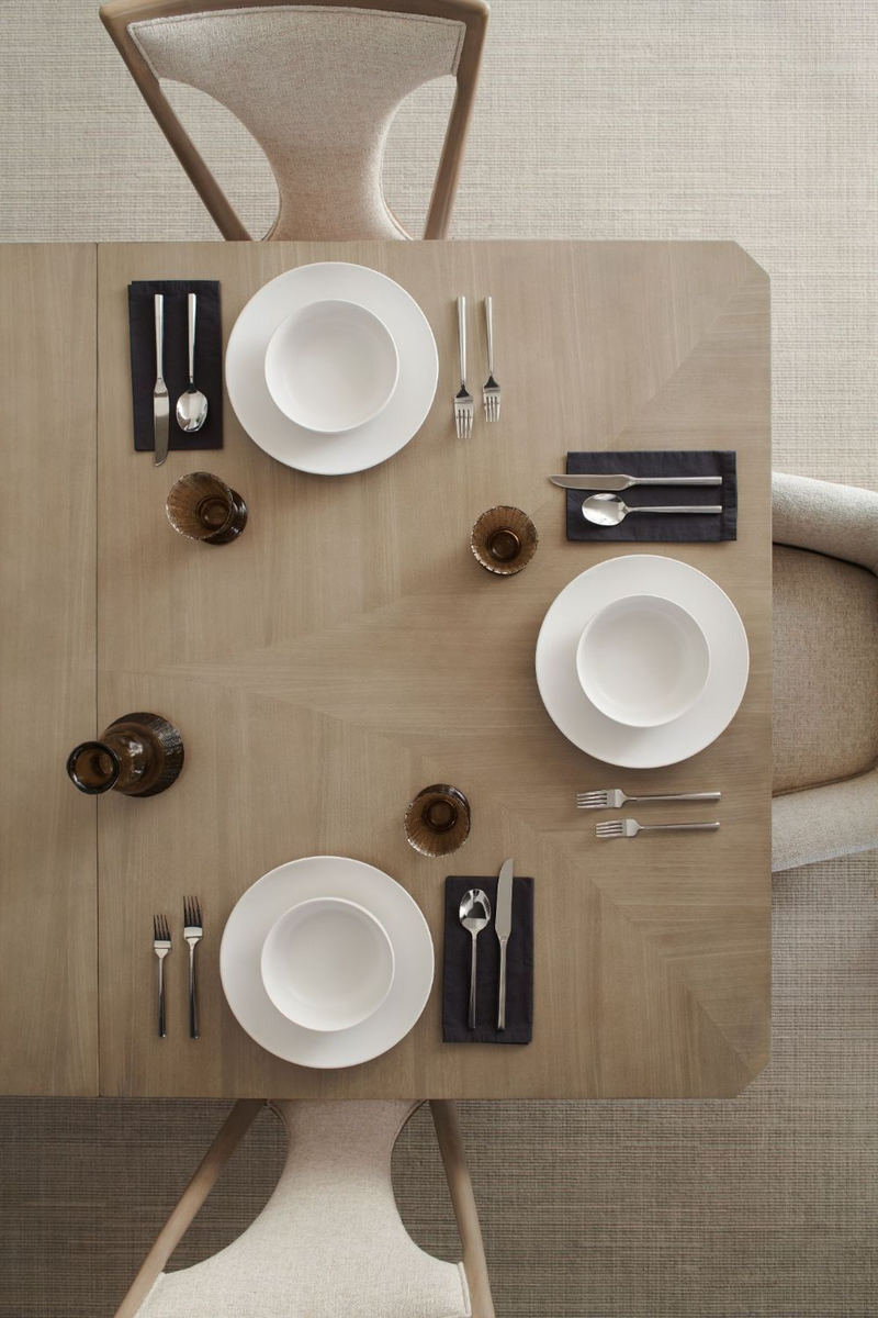 Table de salle à manger extensible en bois japonais | Caracole Accommodate | Meubleluxe.fr