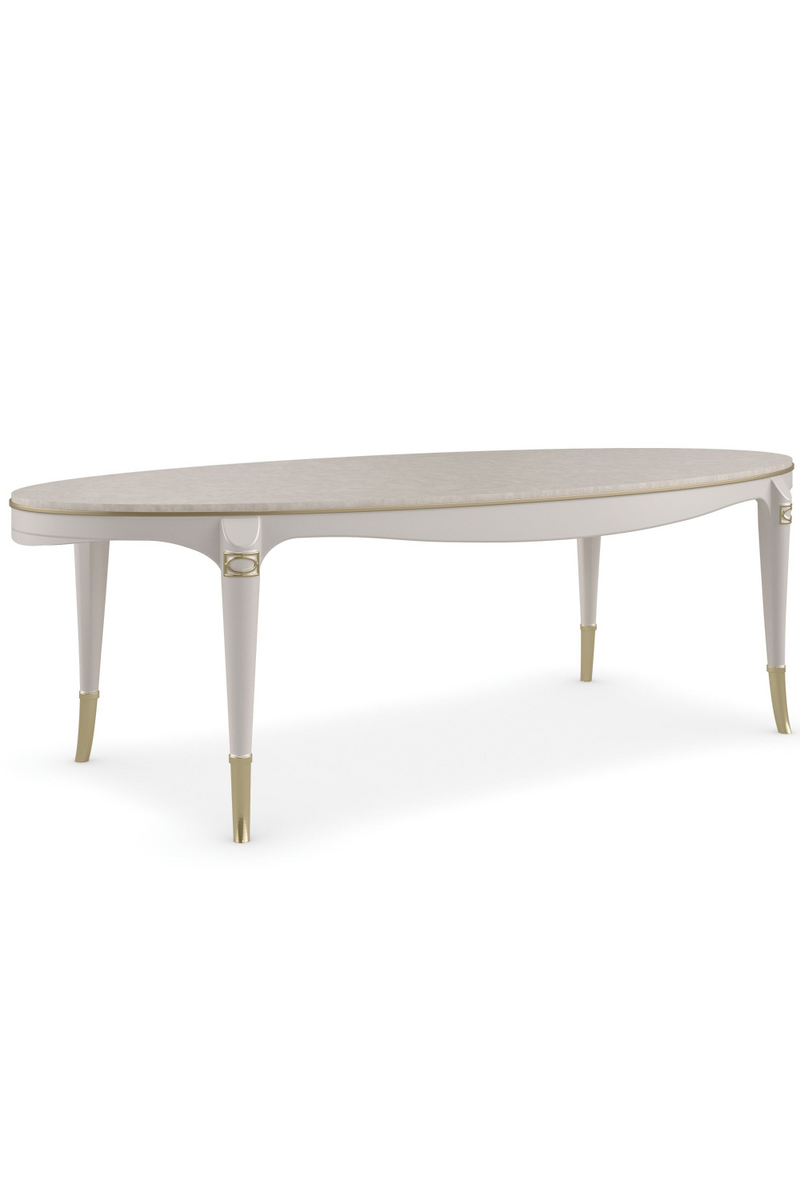 Table basse en bois crème | Caracole Match | Meubleluxe.fr