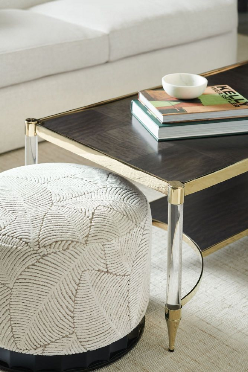 Table basse en bois fumé | Caracole Check Mate | Meubleluxe.fr