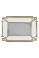 Table d'appoint en verre et métal doré | Caracole Charm | Meubleluxe.fr