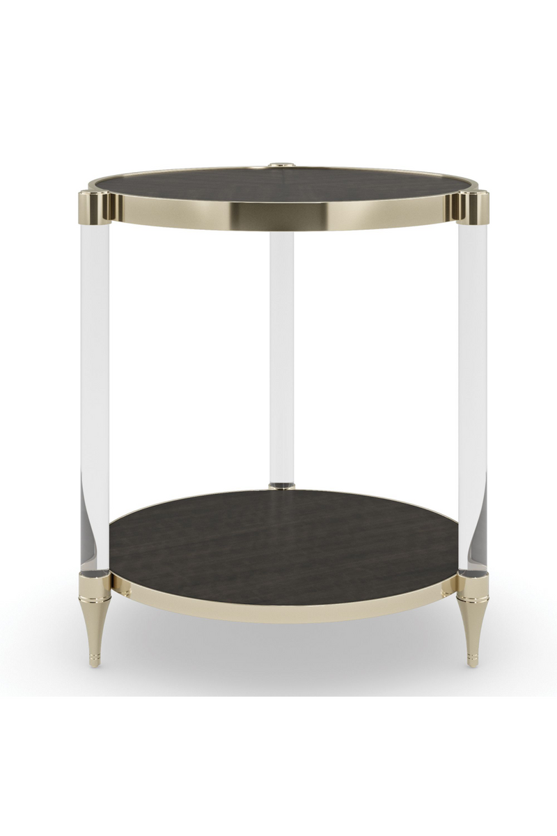 Table d'appoint en bois fumé | Caracole End Game | Meubleluxe.fr