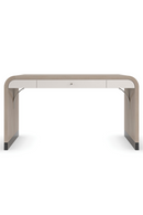 Bureau incurvé en bois marron | Caracole Fall | Meubleluxe.fr