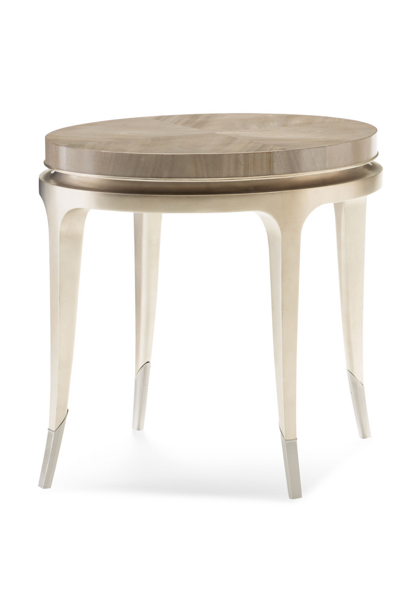 Table d'appoint en bois d'acajou | Caracole One | Meubleluxe.fr