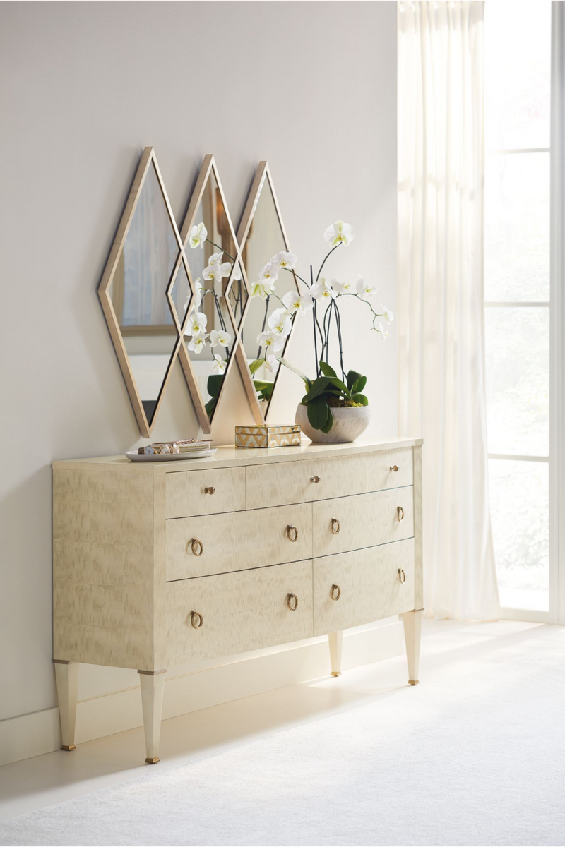 Commode classique en bois d'anegre clair | Caracole My | Meubleluxe.fr