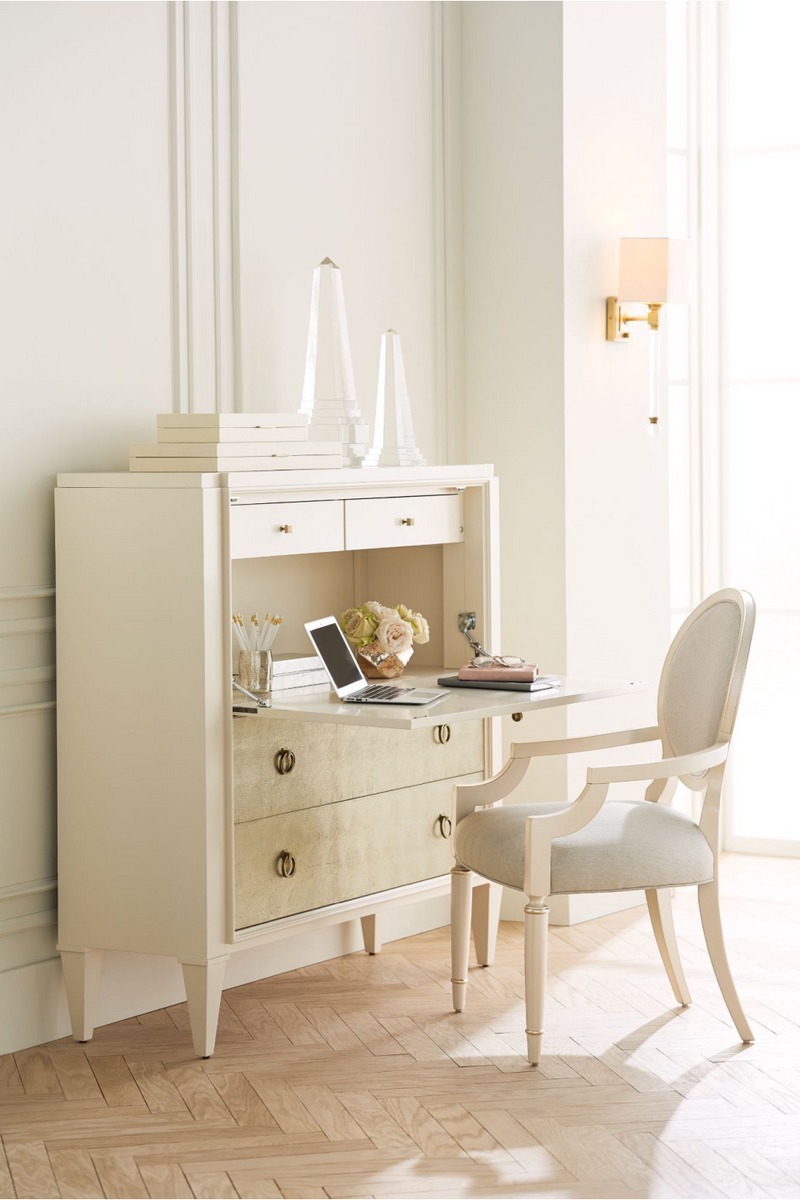 Bureau en bois d'érable texturé | Caracole Toast | Meubleluxe.fr