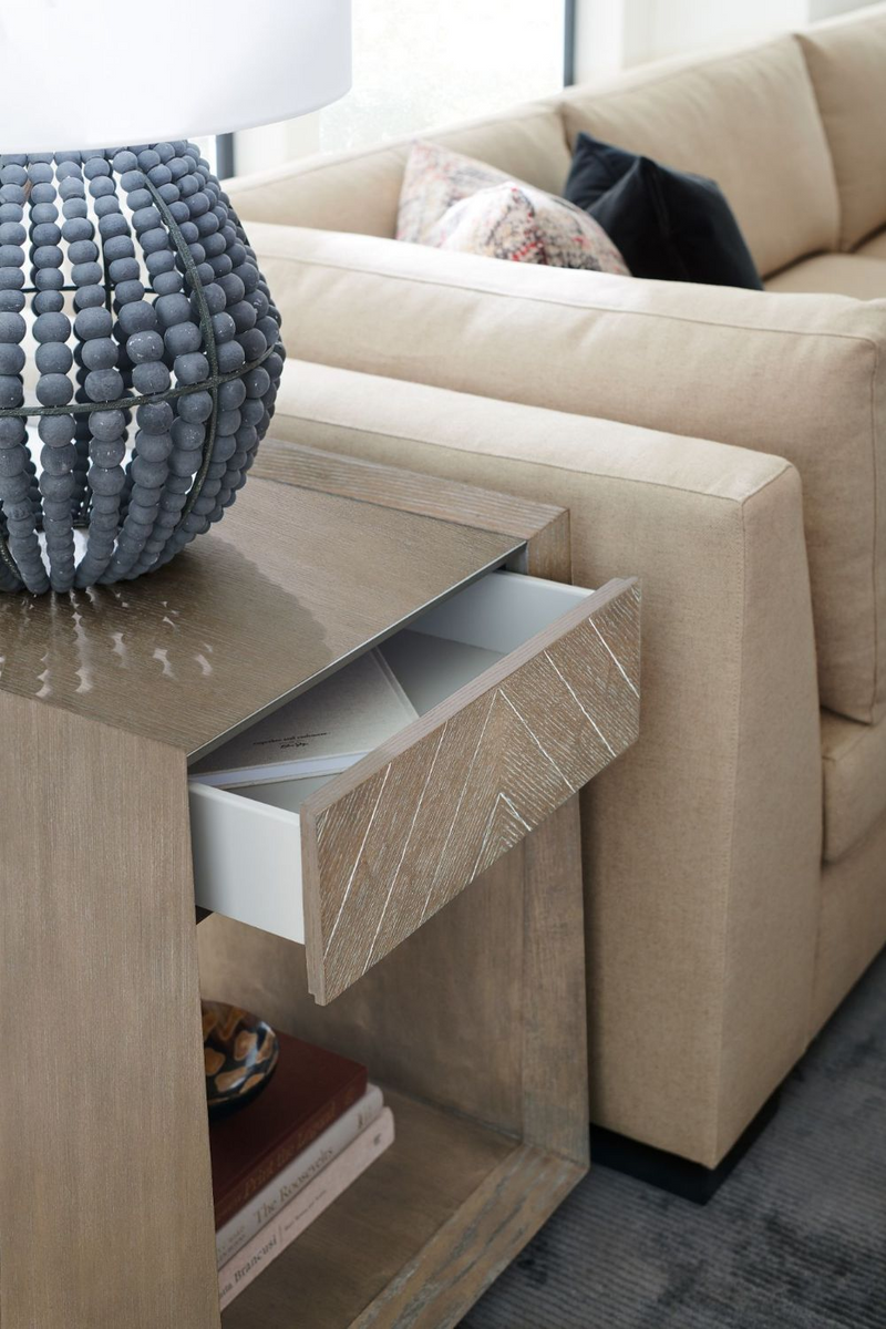 Table basse en bois de frêne | Caracole Bridges | Meubleluxe.fr