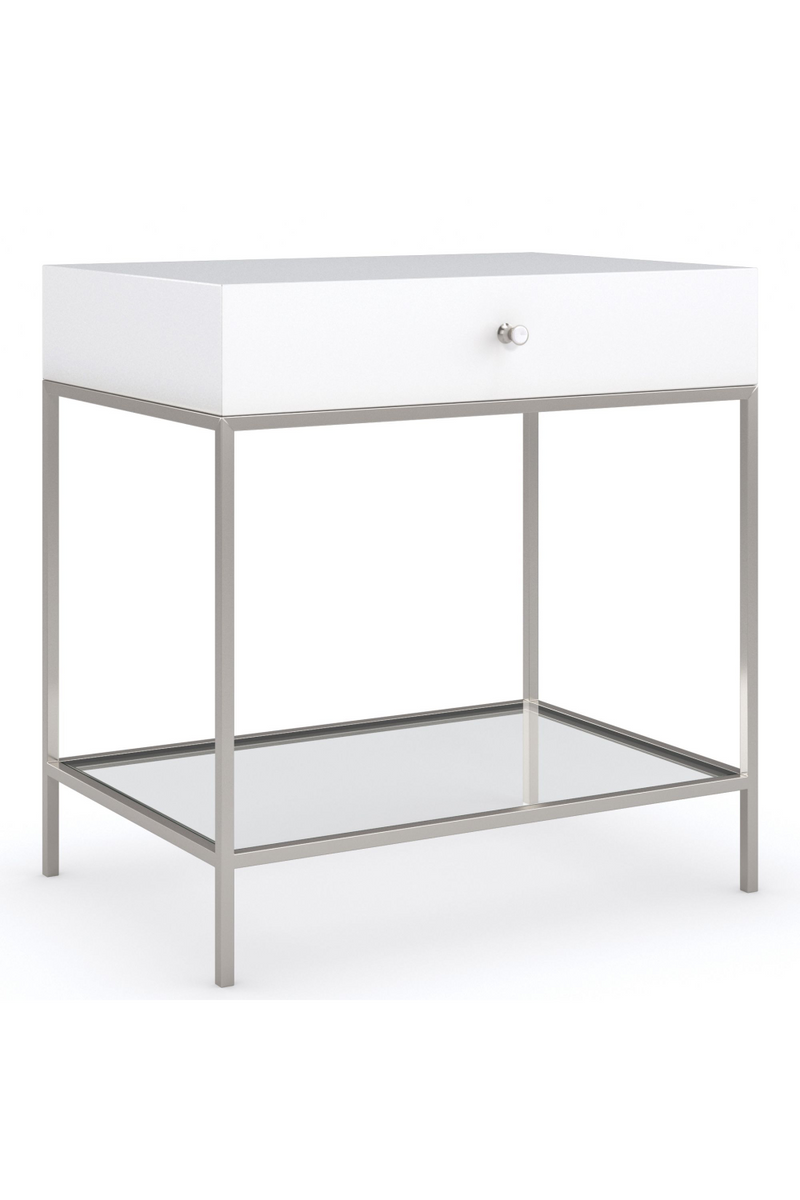 Table d'appoint en bois blanc | Caracole Tiny Tot | Meubleluxe.fr