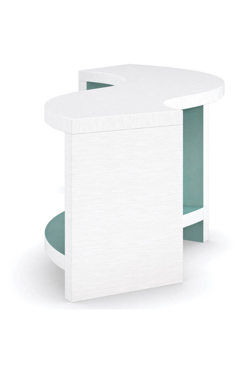 Table basse en bois blanc | Caracole Over Flow | Meubleluxe.fr