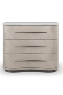 Table de chevet en bois et marbre blanc | Caracole Nomadic | Meubleluxe.fr