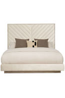 Lit crème en bois clair | Caracole Meet U | Meubleluxe.fr