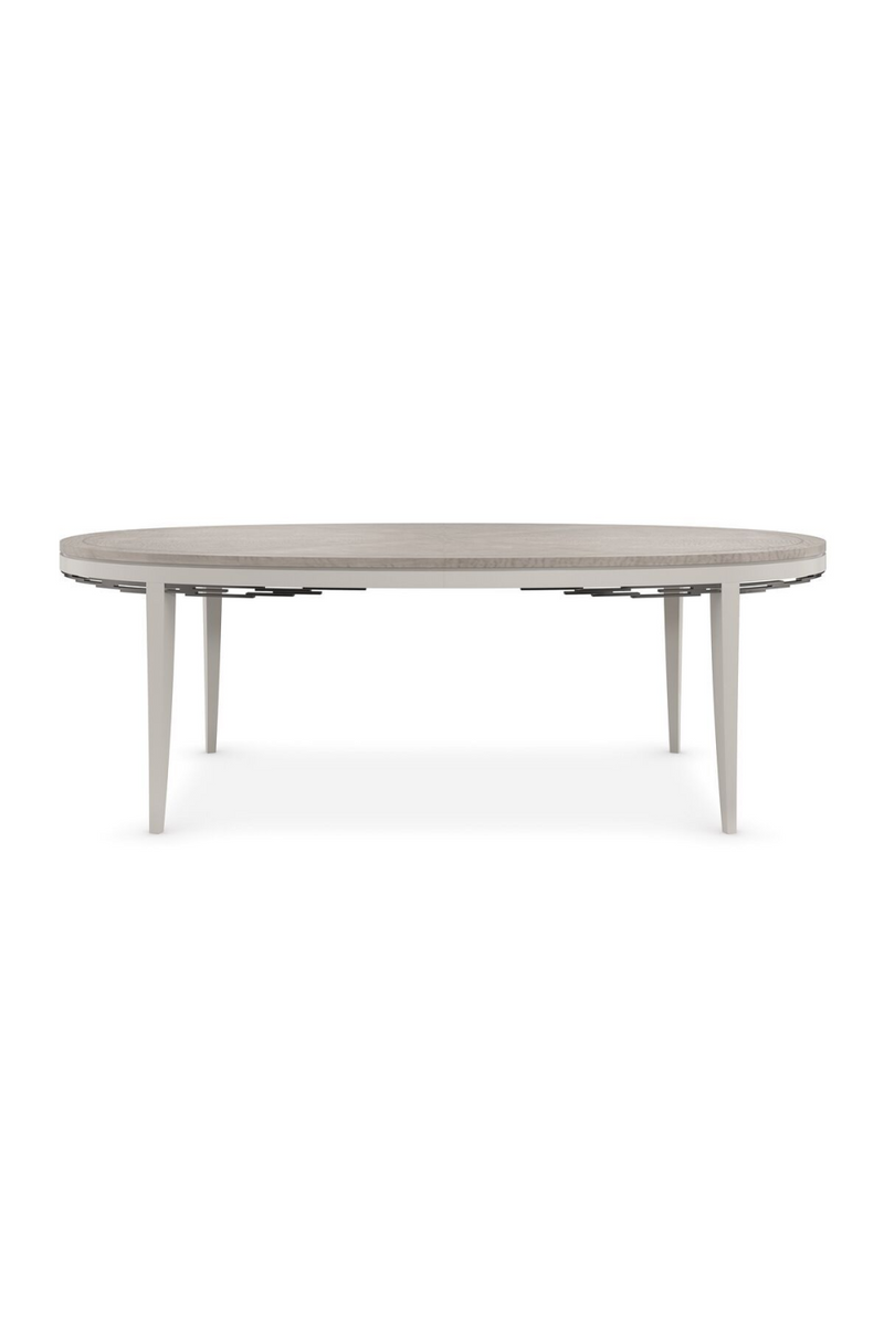 Table de salle à manger ovale en bois extensible | Caracole Coronet | Meubleluxe.fr