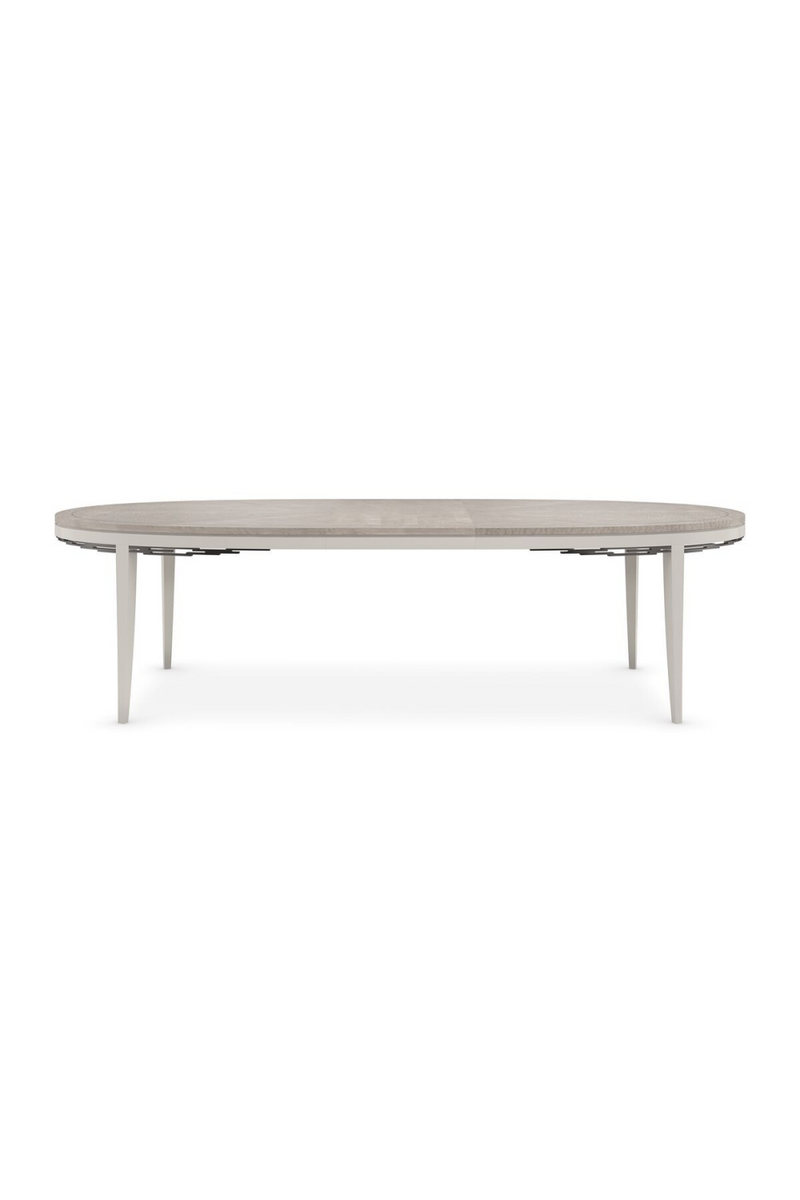 Table de salle à manger ovale en bois extensible | Caracole Coronet | Meubleluxe.fr