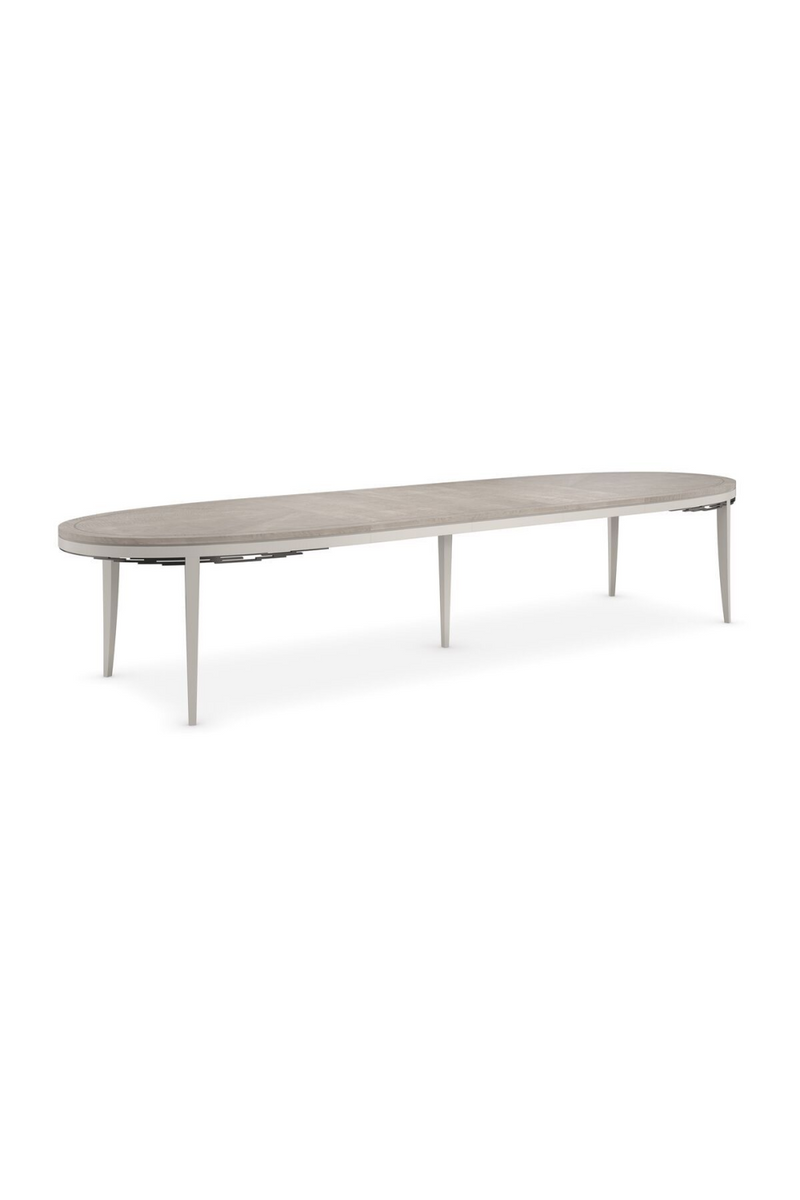 Table de salle à manger ovale en bois extensible | Caracole Coronet | Meubleluxe.fr