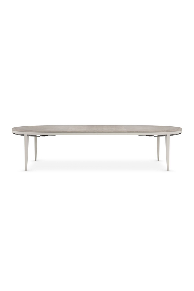 Table de salle à manger ovale en bois extensible | Caracole Coronet | Meubleluxe.fr