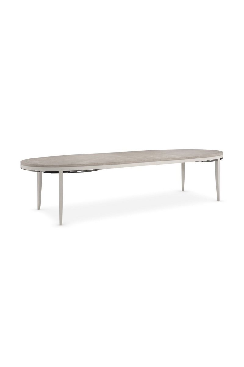 Table de salle à manger ovale en bois extensible | Caracole Coronet | Meubleluxe.fr