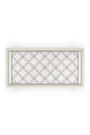 Table basse rectangulaire en verre crème | Caracole Charming | Meubleluxe.fr