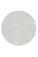 Table d'appoint en marbre blanc et métal doré | Caracole Style Spotter | OROA.fr