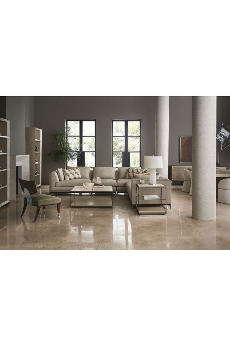 Etagère en bois et en verre | Caracole High Rise | Meubleluxe.fr