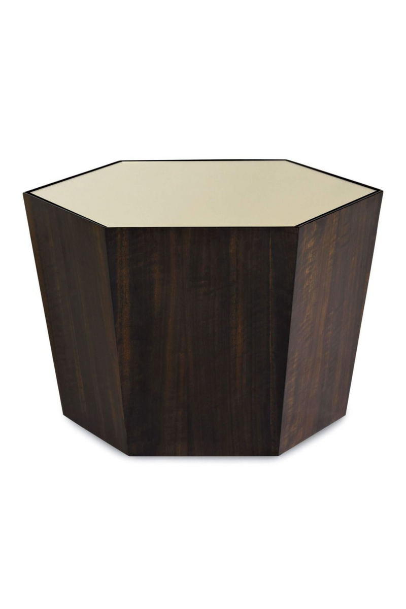 Table basse en bois d'eucalyptus | Caracole Point S | Meubleluxe.fr