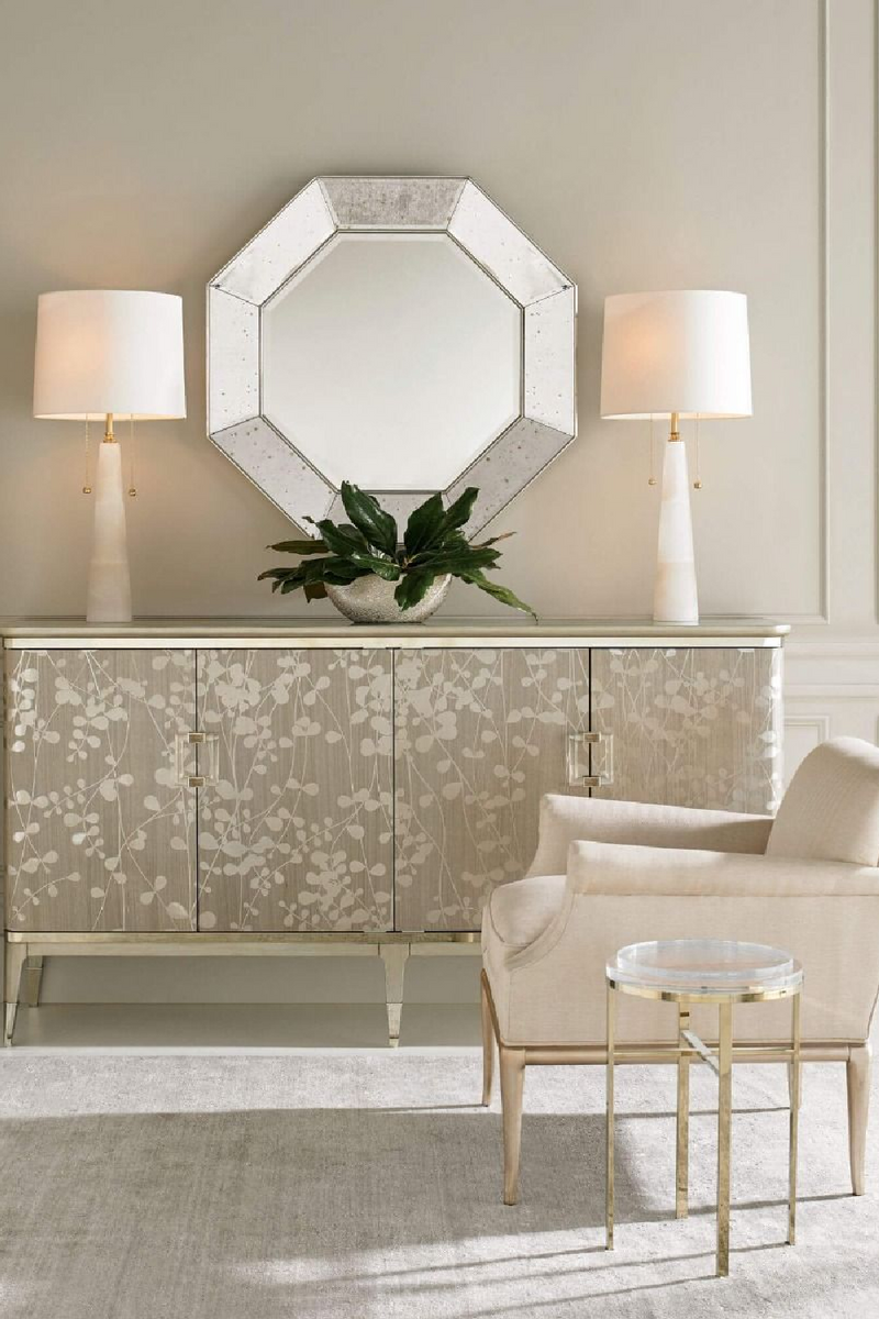 Miroir octogonal antique en verre | Caracole Looking | Meubleluxe.fr