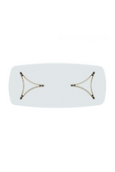 Table de salle à manger en verre | ReMix | Meubleluxe.fr