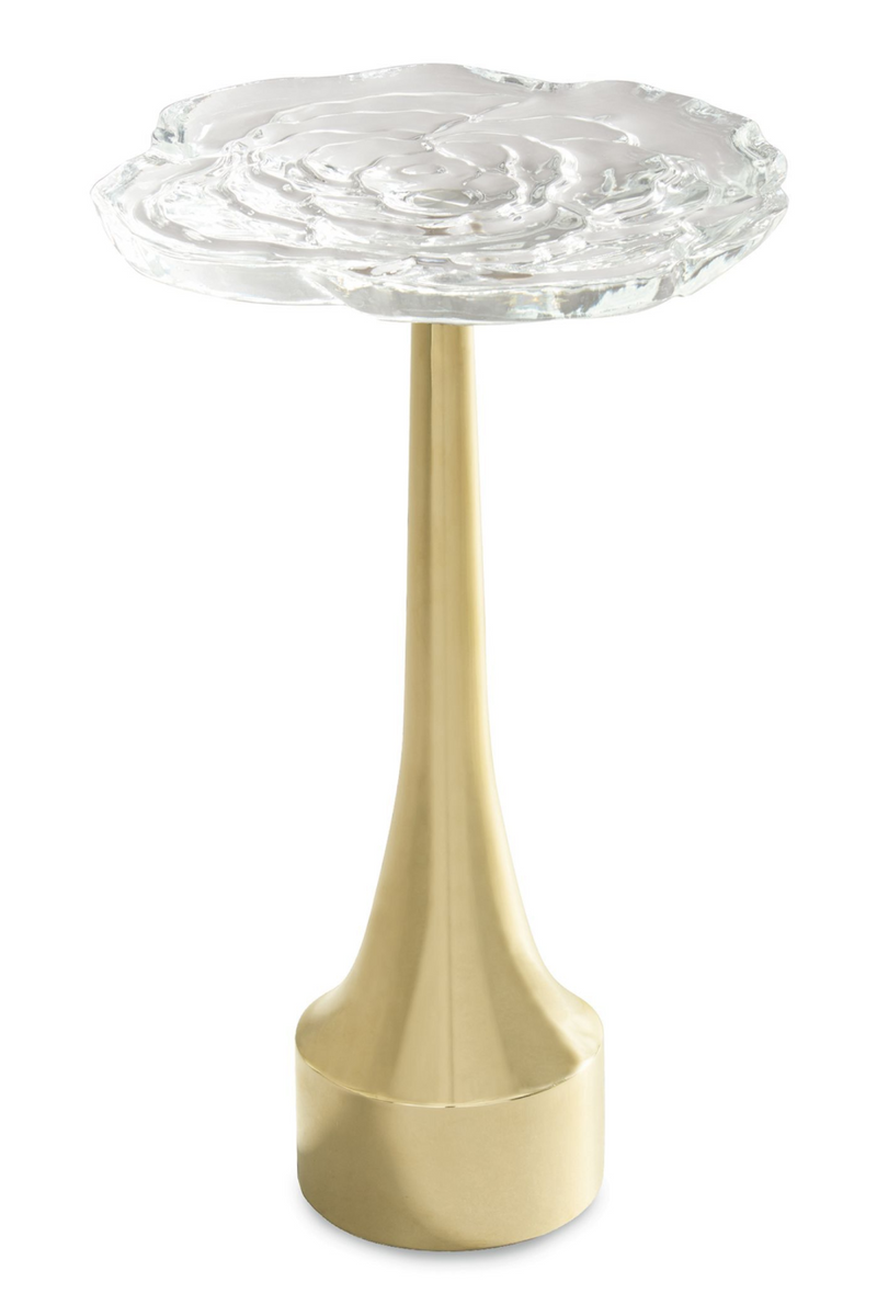 Table d'appoint en cristal | Caracole InBloom | Meubleluxe.fr