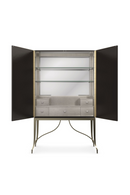 Meuble bar à motifs en bois et métal | Caracole Uptown | Meubleluxe.fr