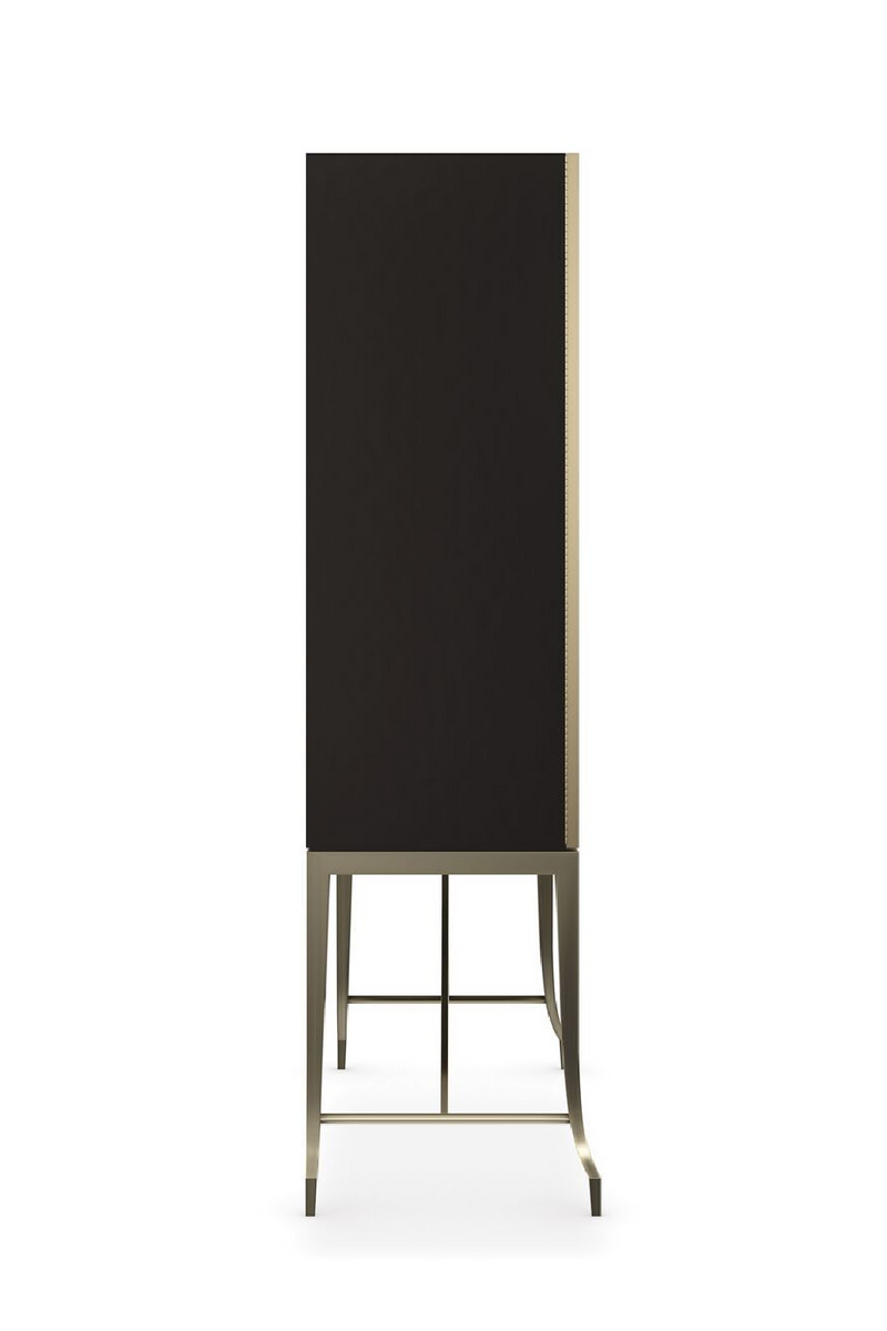 Meuble bar à motifs en bois et métal | Caracole Uptown | Meubleluxe.fr