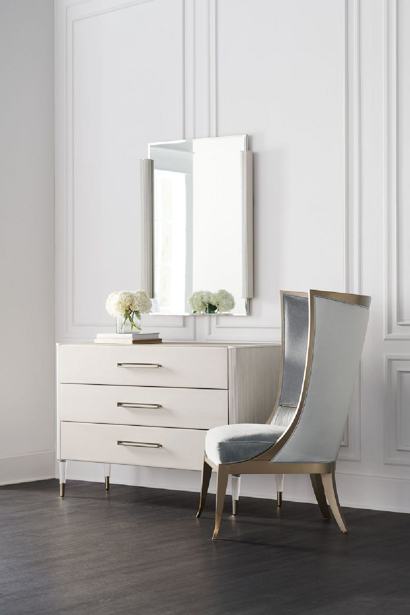 Commode en bois d'acajou crème | Caracole Love | Meubleluxe.fr