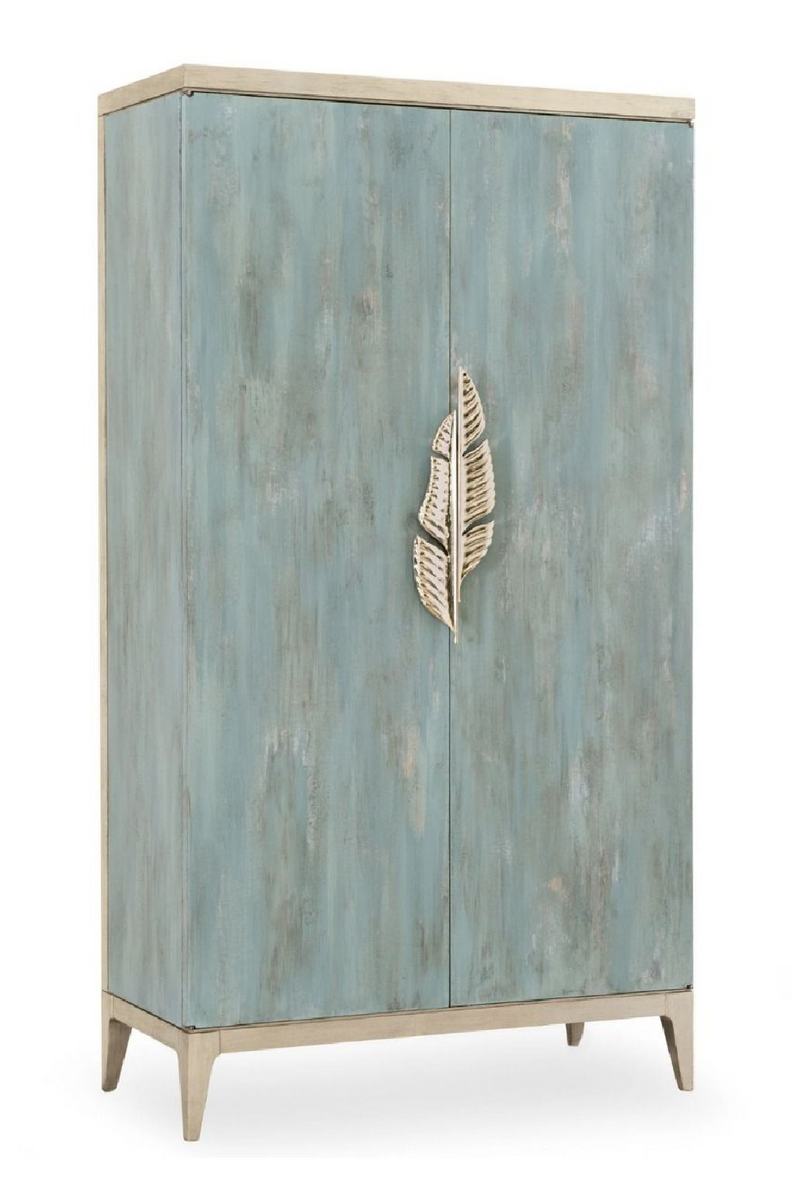 Armoire en bois de pin aqua | Caracole Water | Meubleluxe.fr