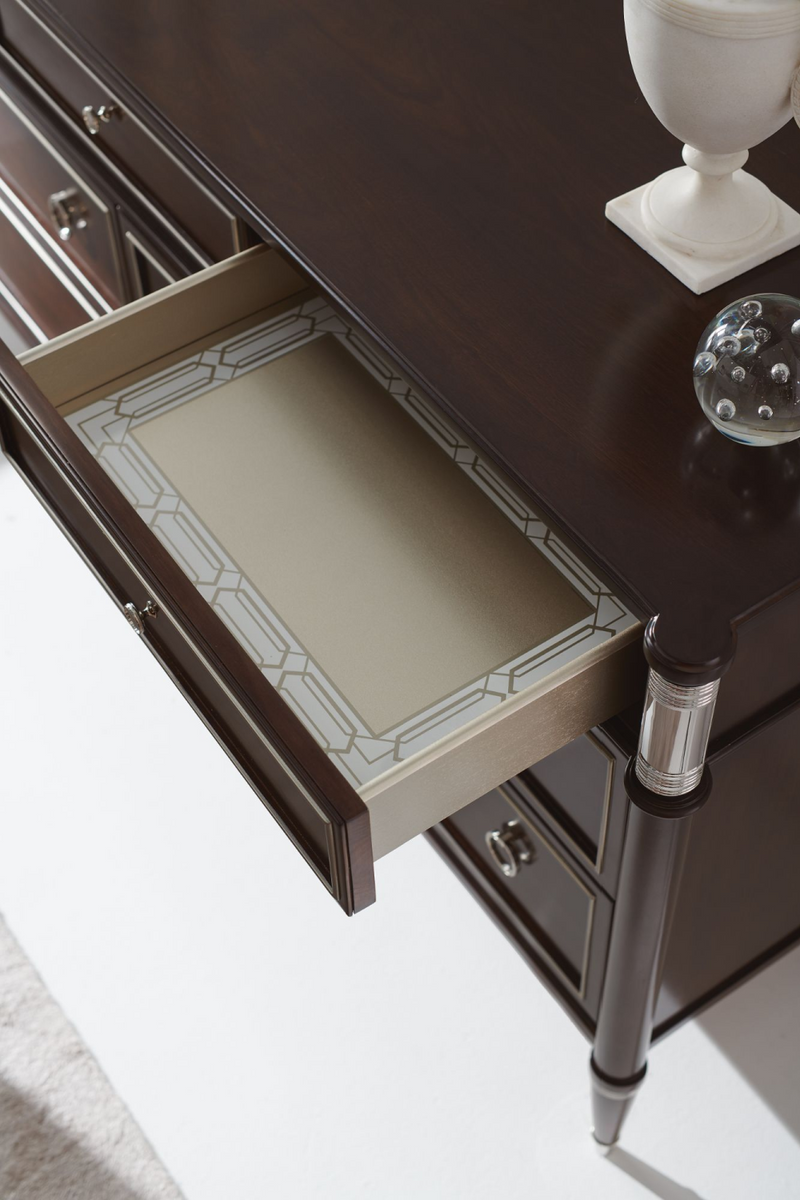 Commode en bois mocha mat | Caracole Private Suite | Meubleluxe.fr