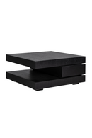 Table basse carré en chêne noir | Richmond Oakura | Meubleluxe.fr