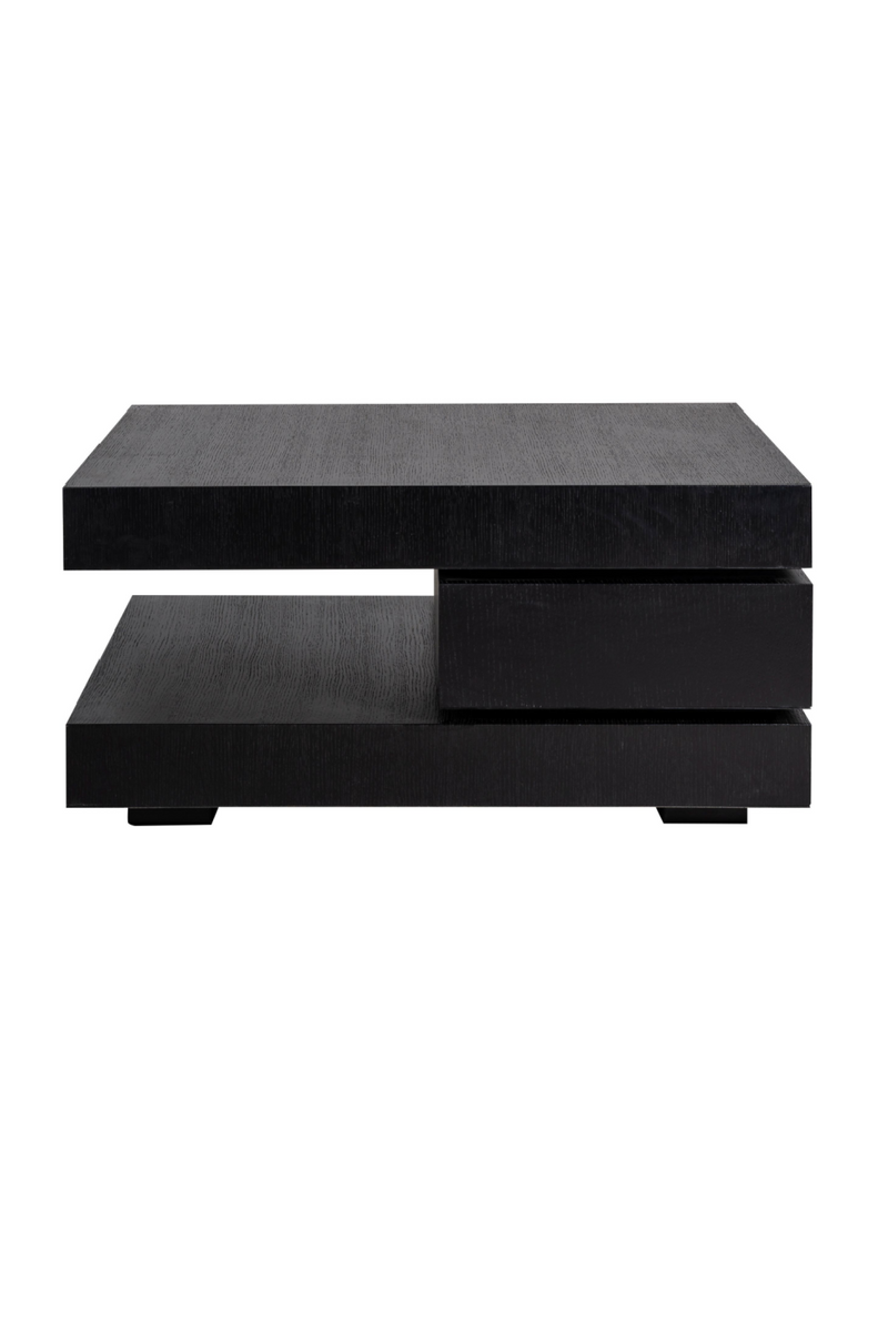 Table basse carré en chêne noir | Richmond Oakura | Meubleluxe.fr