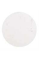 Tables d'appoint gigognes en marbre blanc (2) | Richmond Lexington | Meubleluxe.fr