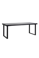 Black Marble Dining Table L | OROA Beaumont | Meubleluxe.fr