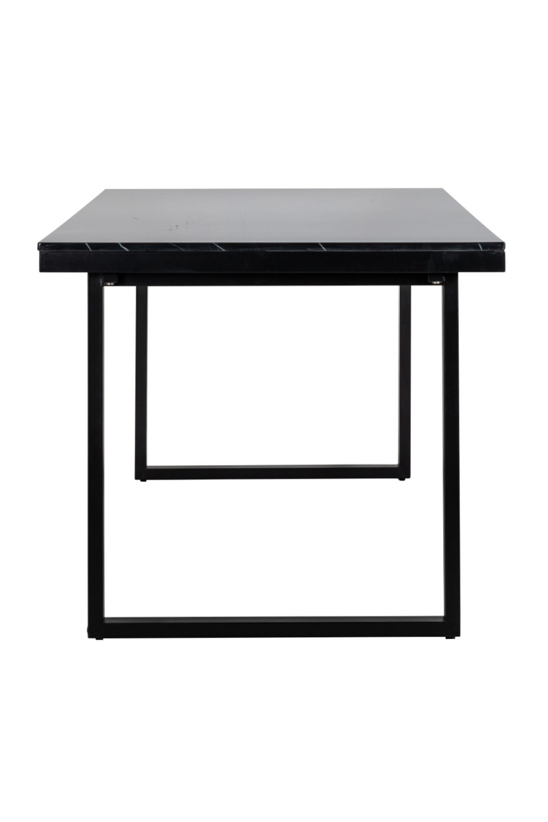 Black Marble Dining Table L | OROA Beaumont | Meubleluxe.fr