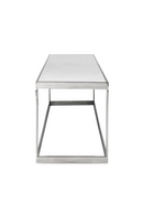 Meuble TV en marbre blanc | Richmond Levanto | Meubleluxe.fr