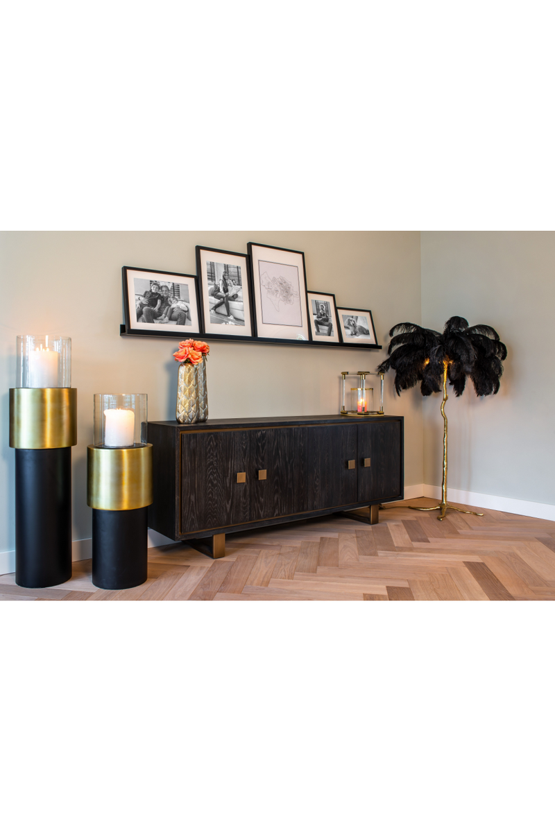 Buffet d'appoint en chêne noir doré | Richmond Hunter | Meubleluxe.fr